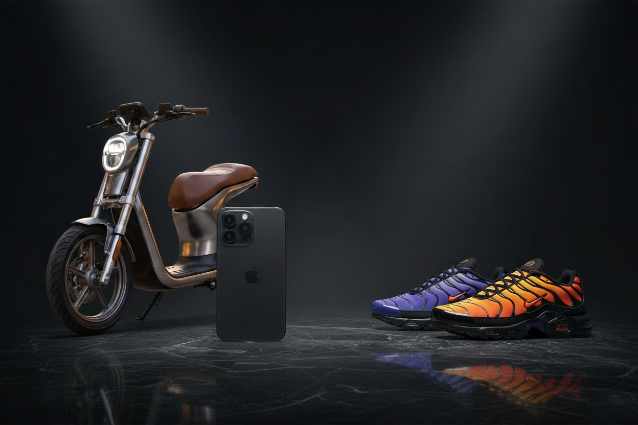 Background FORNIQ - Neo Urban Scooter, iPhone, TNs